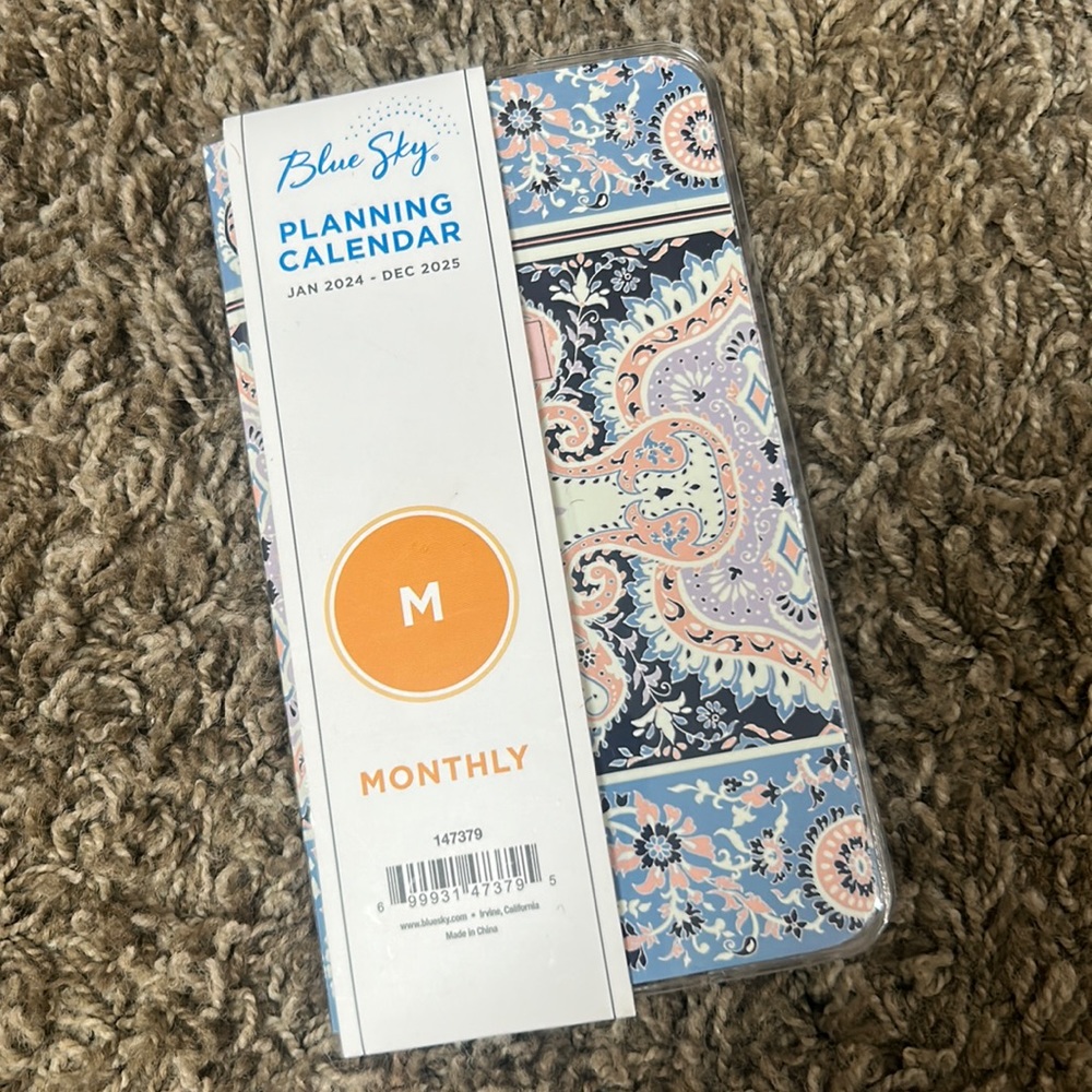 NWT Blue Sky 2024-2025 Mini Monthly Planning Calender